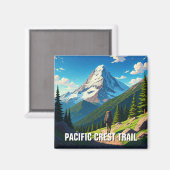 Pacific Crest Trail Magneet (Voorkant / Achterkant)