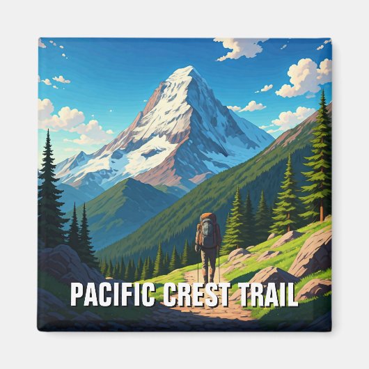 Pacific Crest Trail Magneet (Voorkant)
