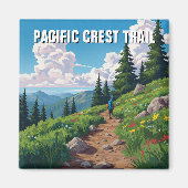 Pacific Crest Trail Magneet (Voorkant)