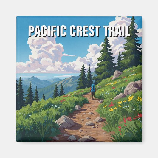 Pacific Crest Trail Magneet (Voorkant)