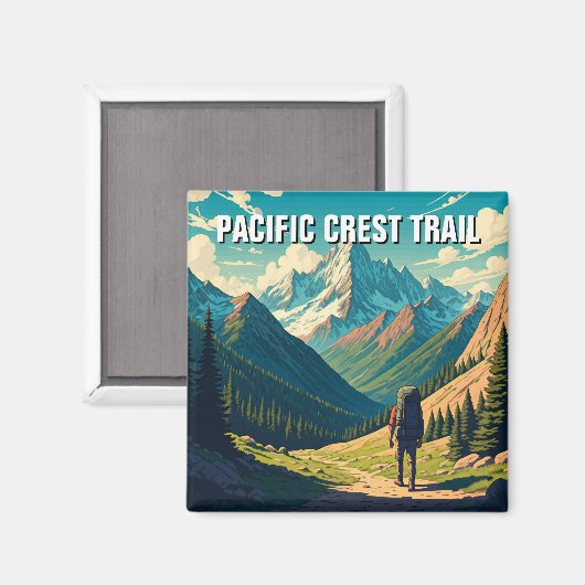 Pacific Crest Trail Magneet (Voorkant / Achterkant)
