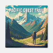 Pacific Crest Trail Magneet (Voorkant)