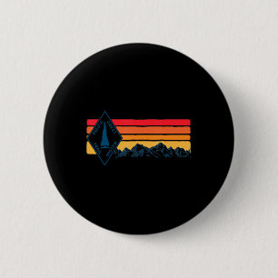 Pacific Crest Trail Marker Sign Retro Hiki Ronde Button 5,7 Cm