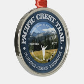 Pacific Crest Trail Metalen Ornament (Rechts)