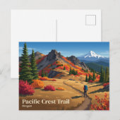 Pacific Crest Trail Oregon Briefkaart (Voorkant / Achterkant)