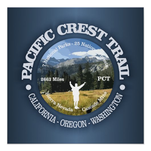 Pacific Crest Trail Perfect Poster (Voorkant)