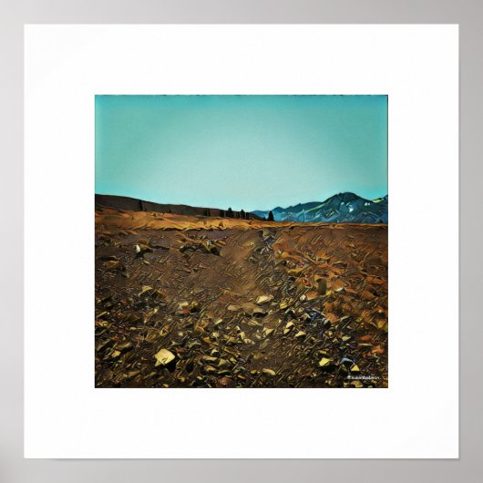 Pacific Crest Trail Poster (Voorkant)