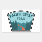 Pacific Crest Trail Rechthoekige Sticker (Voorkant)