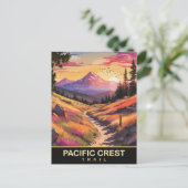 Pacific Crest Trail, Reizen Briefkaart (Staand voorkant)