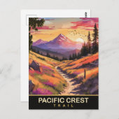 Pacific Crest Trail, Reizen Briefkaart (Voorkant / Achterkant)