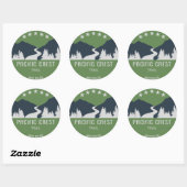 Pacific Crest Trail Ronde Sticker (Vel)
