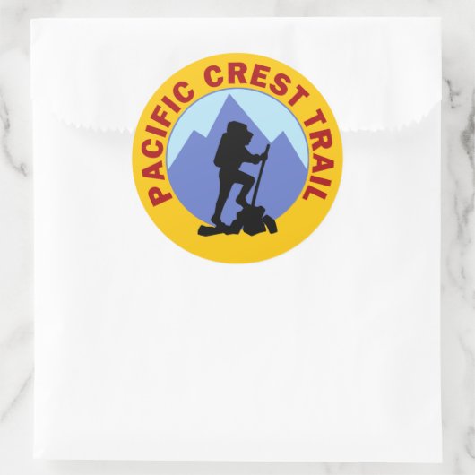 Pacific Crest Trail Ronde Sticker (Tas)