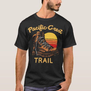Pacific Crest Trail Vintage Wandelschoen Hiker Sch T-shirt