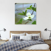 Pacific Dogwood Canvas Afdruk (Insitu (Slaapkamer))