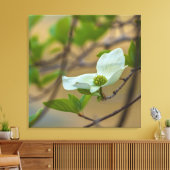 Pacific Dogwood Canvas Afdruk (Insitu (Woonkamer))