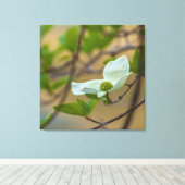 Pacific Dogwood Canvas Afdruk (Insitu (Houten vloer))