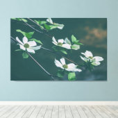 Pacific Dogwoods Canvas Afdruk (Insitu (Houten vloer))