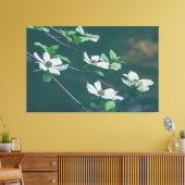 Pacific Dogwoods Canvas Afdruk (Insitu (Woonkamer))