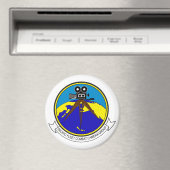 Pacific Fleet Combat Camera Group Round Magnet (Insitu (Vaatwasser))