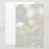 Pacific Fritillary Butterfly Briefpapier (Voorkant / Achterkant)