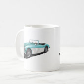 'Pacific Green' Austin Healey 100-6 Koffiemok (Voorkant links)
