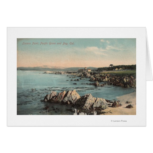 Pacific Grove, CA - Loverpunt, Stille Oceaan (Voorkant Horizontaal)