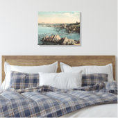 Pacific Grove, CA - Loverpunt, Stille Oceaan Canvas Afdruk (Insitu (Slaapkamer))