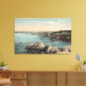 Pacific Grove, CA - Loverpunt, Stille Oceaan Canvas Afdruk (Insitu (Woonkamer))