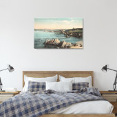 Pacific Grove, CA - Loverpunt, Stille Oceaan Canvas Afdruk (Insitu (Slaapkamer))