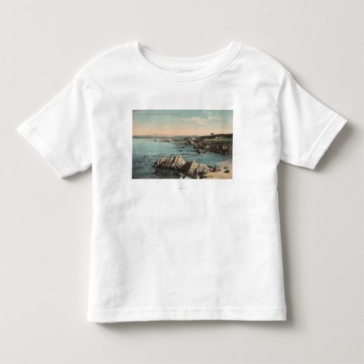 Pacific Grove, CA - Loverpunt, Stille Oceaan Kinder Shirts (Voorkant)