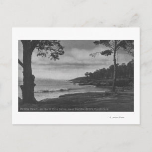 Pacific Grove, CA - Pebble Beach op 17 Mile Driv Briefkaart