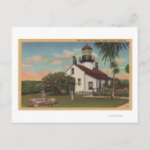 Pacific Grove, CA - Point Pinos Light House Uitzic Briefkaart (Voorkant)