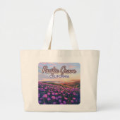 Pacific Grove Californië Monterey Magic Paarse Grote Tote Bag (Voorkant)