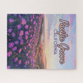 Pacific Grove Californië Monterey Magic Paarse Legpuzzel (Horizontaal)