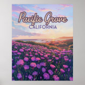 Pacific Grove Californië Monterey Magic Paarse Poster (Voorkant)