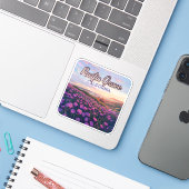 Pacific Grove Californië Monterey Magic Paarse Sticker (Laptop met iPhone)