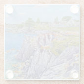 Pacific Grove Sereniteit Glazen Onderzetter (Achterkant)
