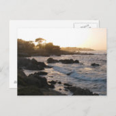Pacific Grove Sunset Briefkaart (Voorkant / Achterkant)