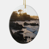 Pacific Grove Sunset Keramisch Ornament (Rechts)