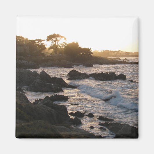 Pacific Grove Sunset Magneet (Voorkant)