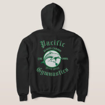 Pacific Gymnastics Zwarte rits hoodie
