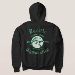 Pacific Gymnastics Zwarte rits hoodie