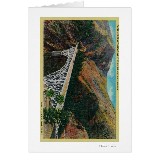 Pacific Highway Bridge over Shasta (Voorkant)
