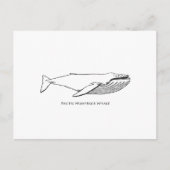 Pacific Humpback Whale Briefkaart (Voorkant)