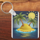 Pacific Island  Sleutelhanger (Voorkant)