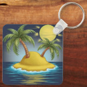 Pacific Island  Sleutelhanger (Achterkant)
