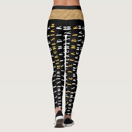 Pacific Islander Micronesian trots Leggings (Achterkant)