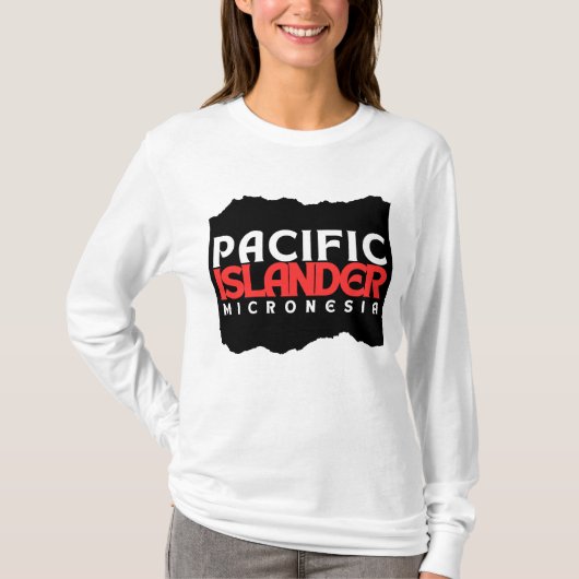 Pacific Islander Proud Kosrae T-shirt (Voorkant)