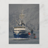 Pacific Mariner met Freezing Spray, Unalaska Isla Briefkaart (Voorkant)