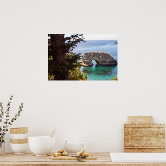 Pacific North West Ocean View Poster (Keuken)